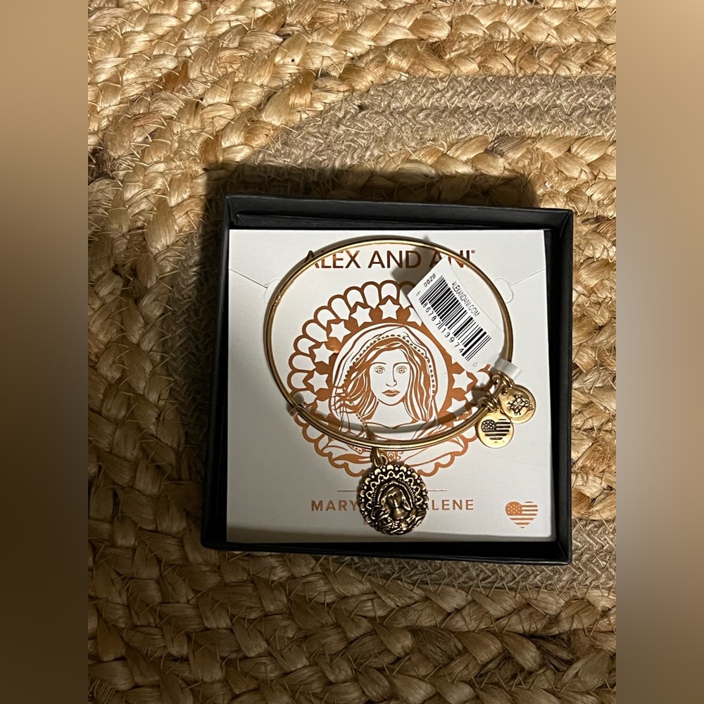 Alex and Ani Mary Magdalene Charm Bangle